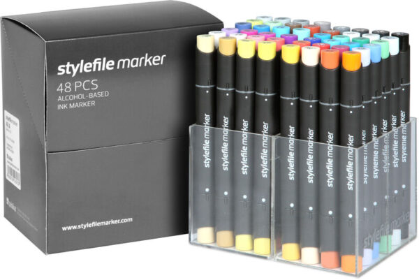 Stylefile markers 48 stuks